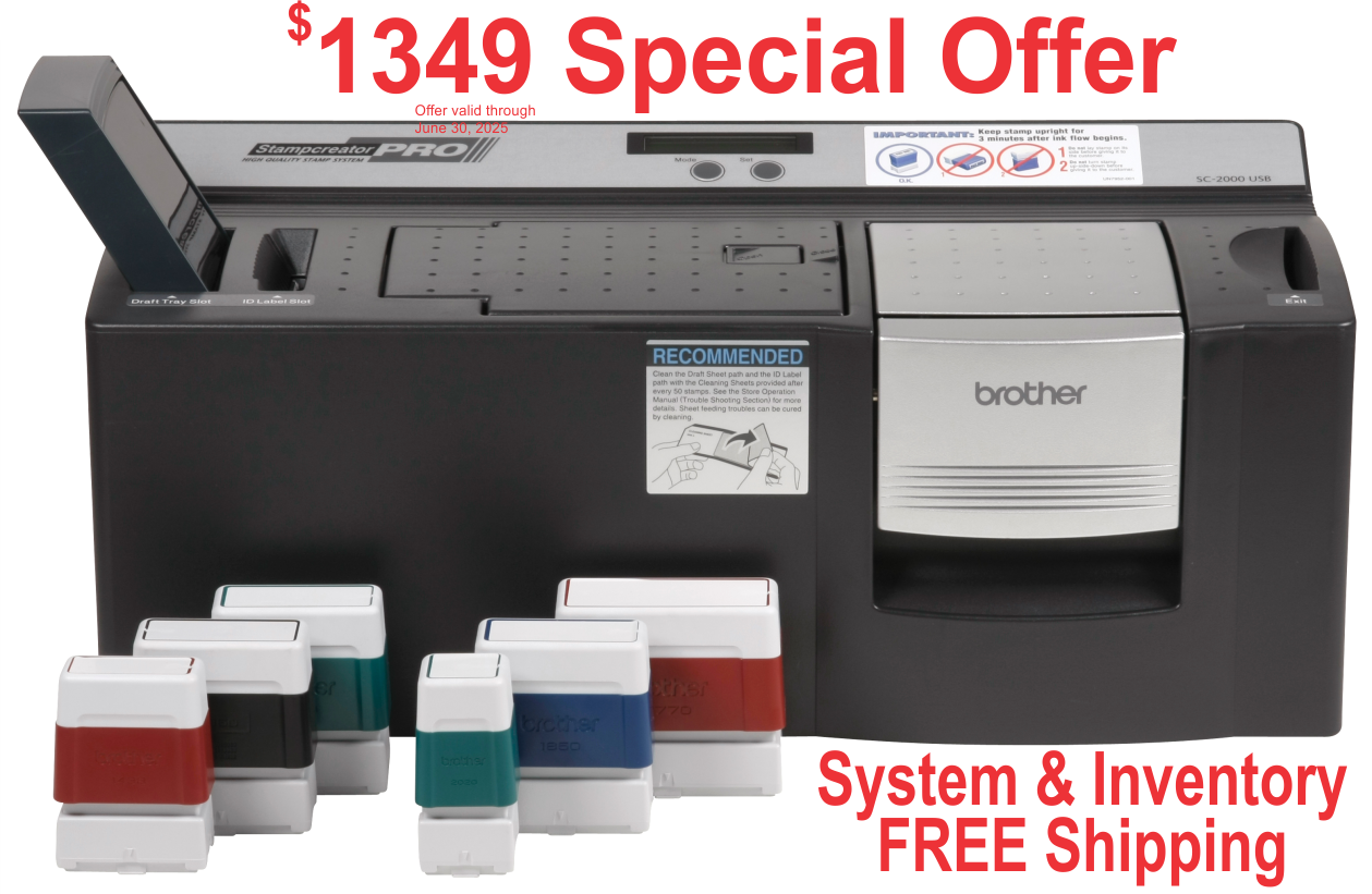 $1349 Brother Stampcreator PRO and Supply Assortment with FREE SHIPPING!