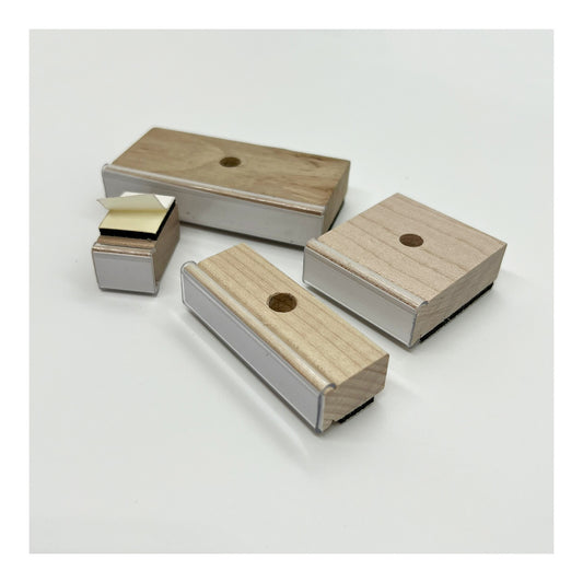 Coverdex Wood Mounts, Pre-Cut & Drilled - Rubber Stamp Materials