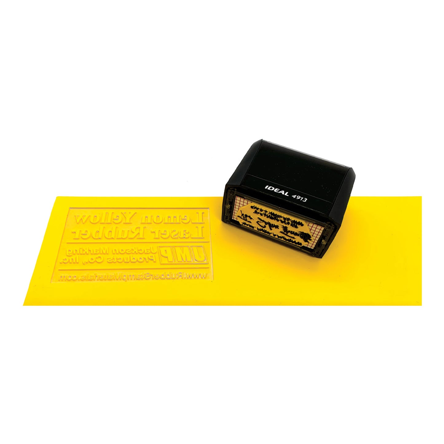 Lemon Yellow Laser Rubber