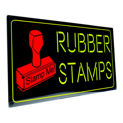 Neo-Neon LED Electric Sign - Rubber Stamp Materials