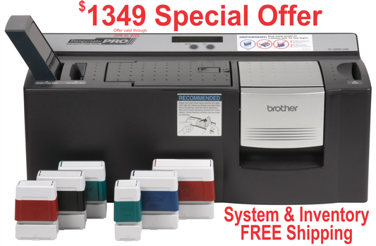 $1349 Brother Stampcreator PRO and Supply Assortment with FREE SHIPPING!