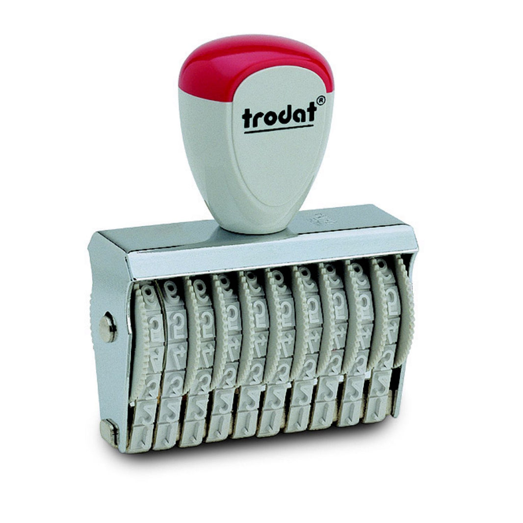 IDEAL/Trodat Self-Inking Daters & Numberers – Rubber Stamp Materials